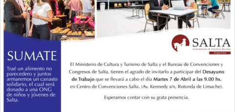 «Salta se postula» por Soledad Urtubey (vicepresidenta Salta CVB)